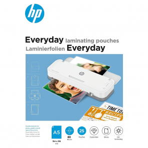 HP Everyday Laminating Pouches, A5, 80 Micron