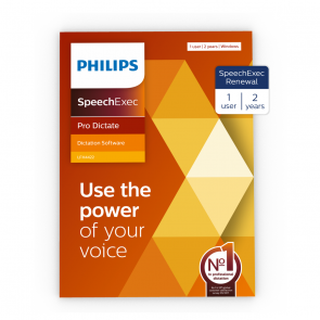 Philips SpeechExec Logiciel de dictée 12 LFH4412/20 - licence renewal 2y