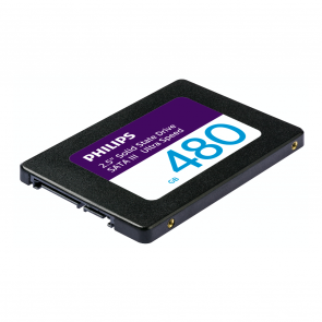 Philips SSD interne 2,5 "SATA III 480 Go Ultra Speed, noir